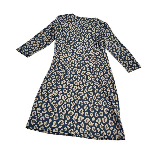 J.McLaughlin Catalyst Mini Dress Size Medium Animal Print Catalina Cloth - Picture 4 of 7